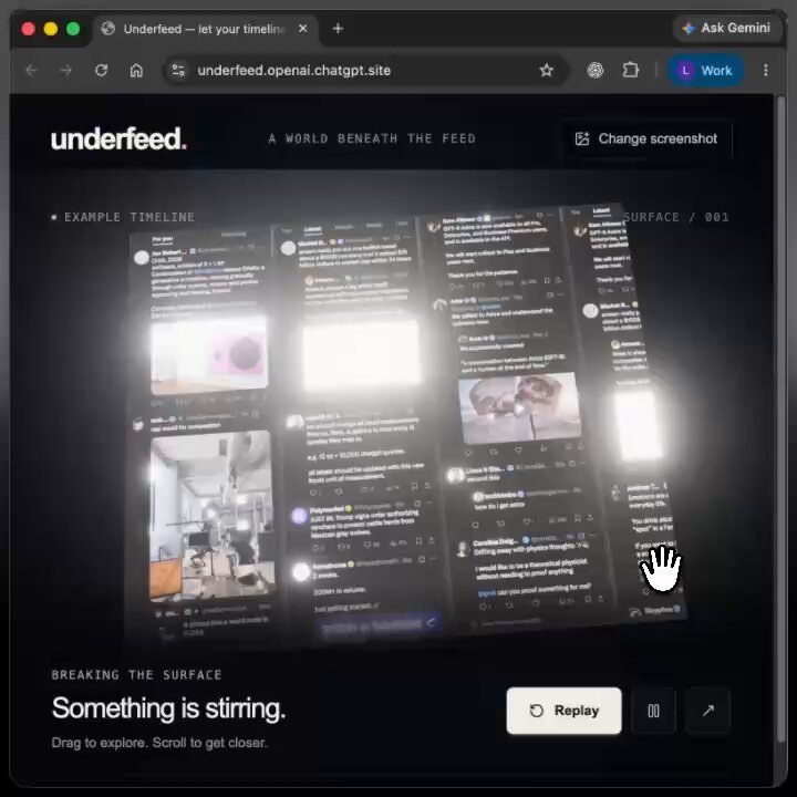 underfeed, the world beneath your timeline